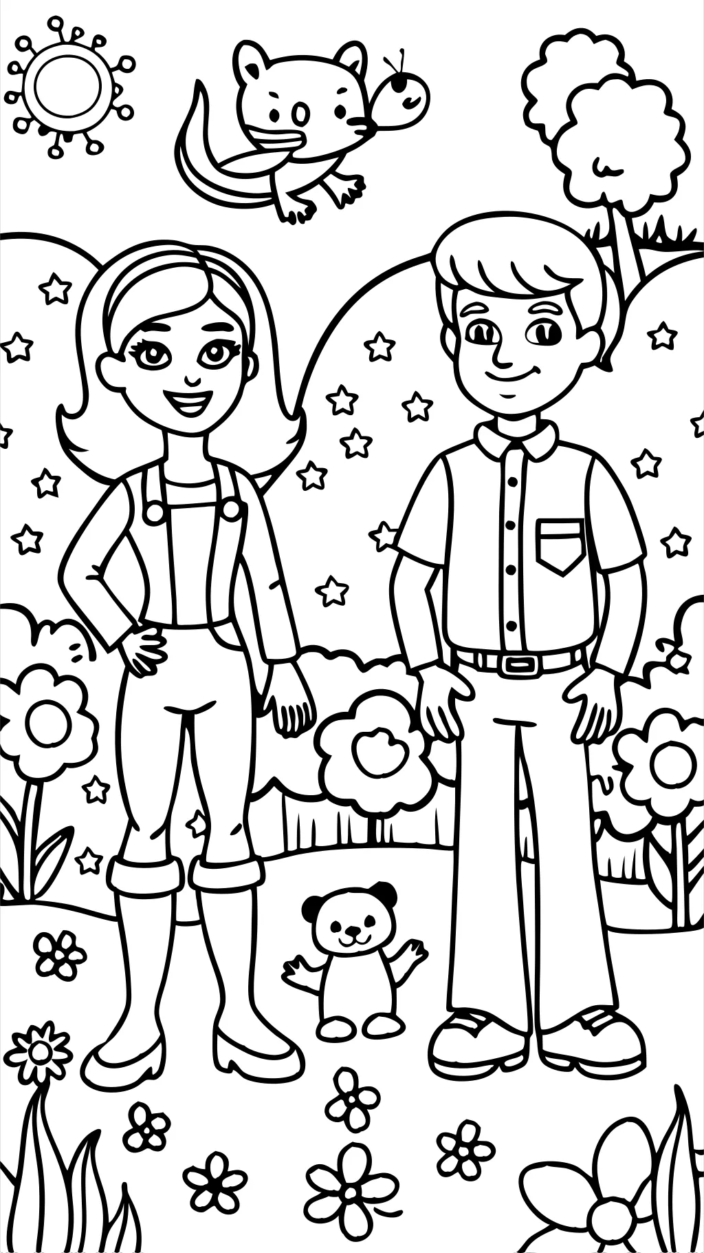 coloriages Barbie & Ken